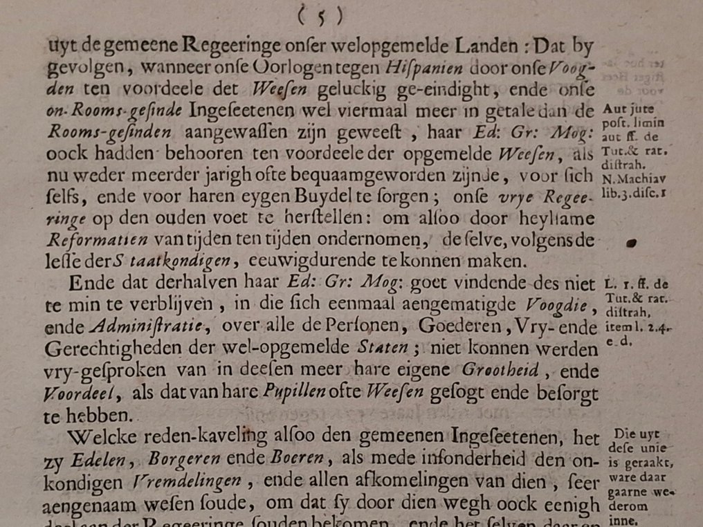 [staatsvormen] - Dat eene volks-regeering seer schadelick, eene monarchale doodelijck; ende eene aristokratike - 1684 #2.1