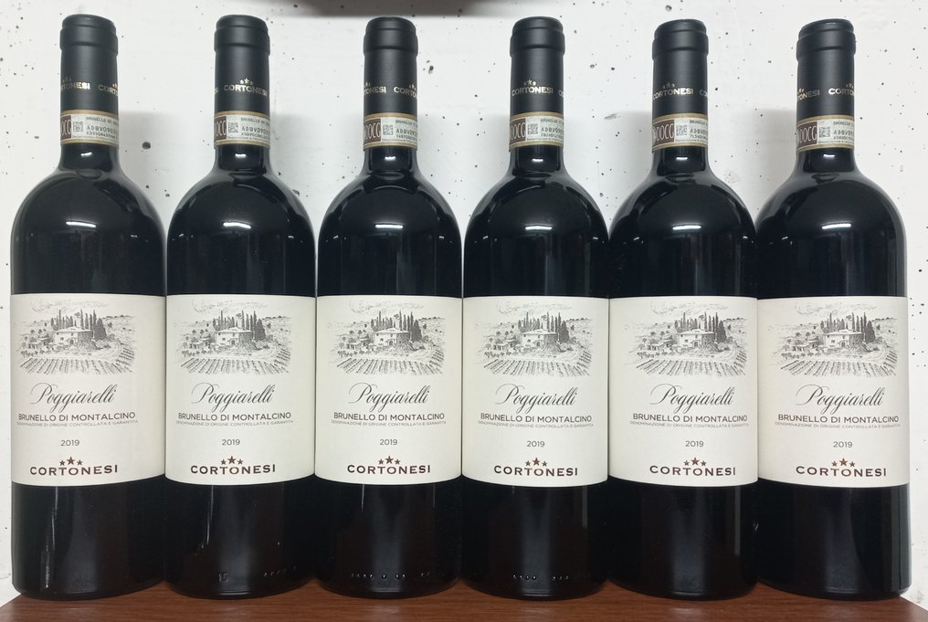 2019 Cortonesi I Poggiarelli - 蒙達奇諾·布魯奈羅 - 6 瓶 (0.75L) #1.0