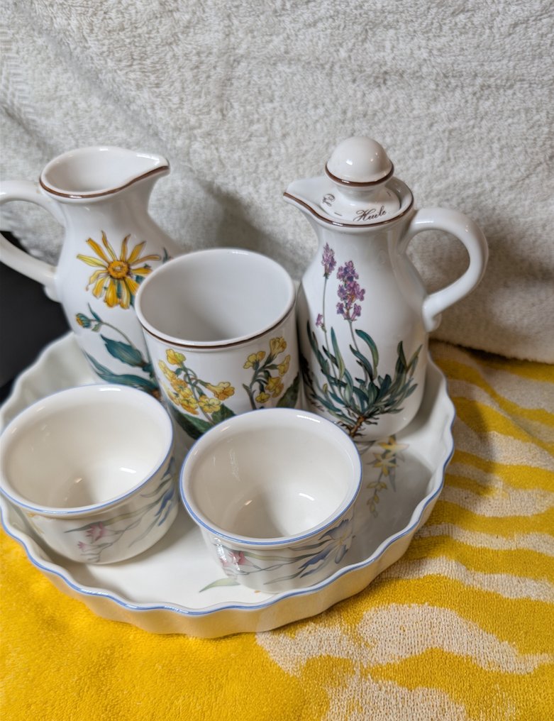 Villeroy & Boch - Tarjotin (6) - Botanica - Riviera - Posliini - Komplementaarinen joukko V&B #1.0