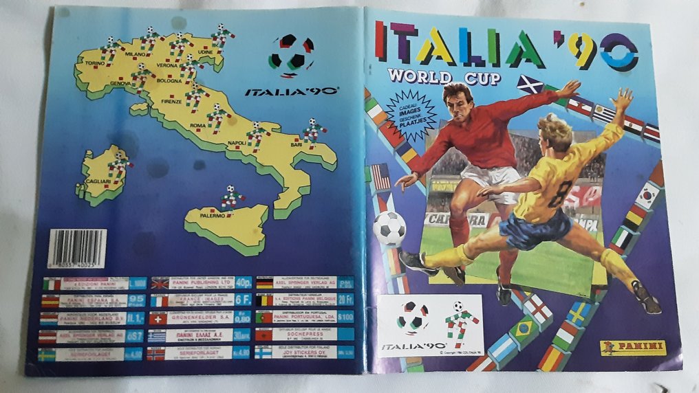 Panini World Cup Italia 90 Include formularul de comandă original - 1 Empty Album - Excelent (EX) #3.2
