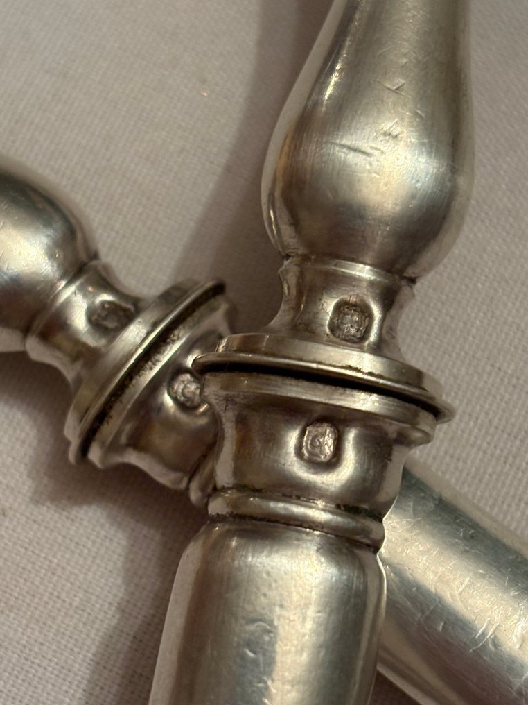 Hénin&Cie - Vassoio di portata da insalata - .950 argento - 1850-1900 #4.3