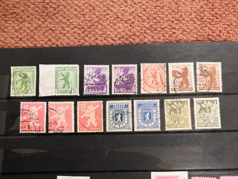 Συμμαχική Κατοχή - Γερμανία (Σοβιετική ζώνη) 1945/1946 - Συλλογή όλων των επαρχιών. #2.1