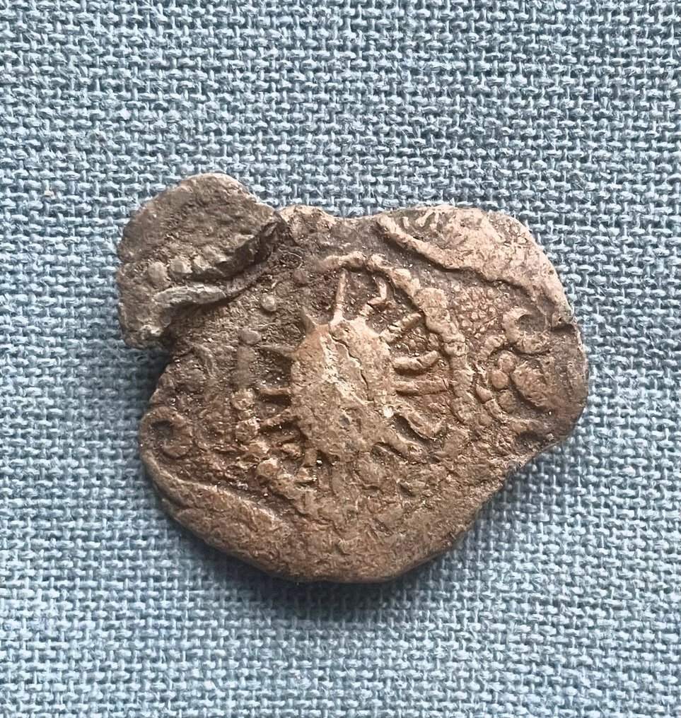 Μόλυβδος Σφραγίδα - 3 cm - Βιομηχανία λινών 15ος αιώνας  (χωρίς τιμή ασφαλείας) #2.1