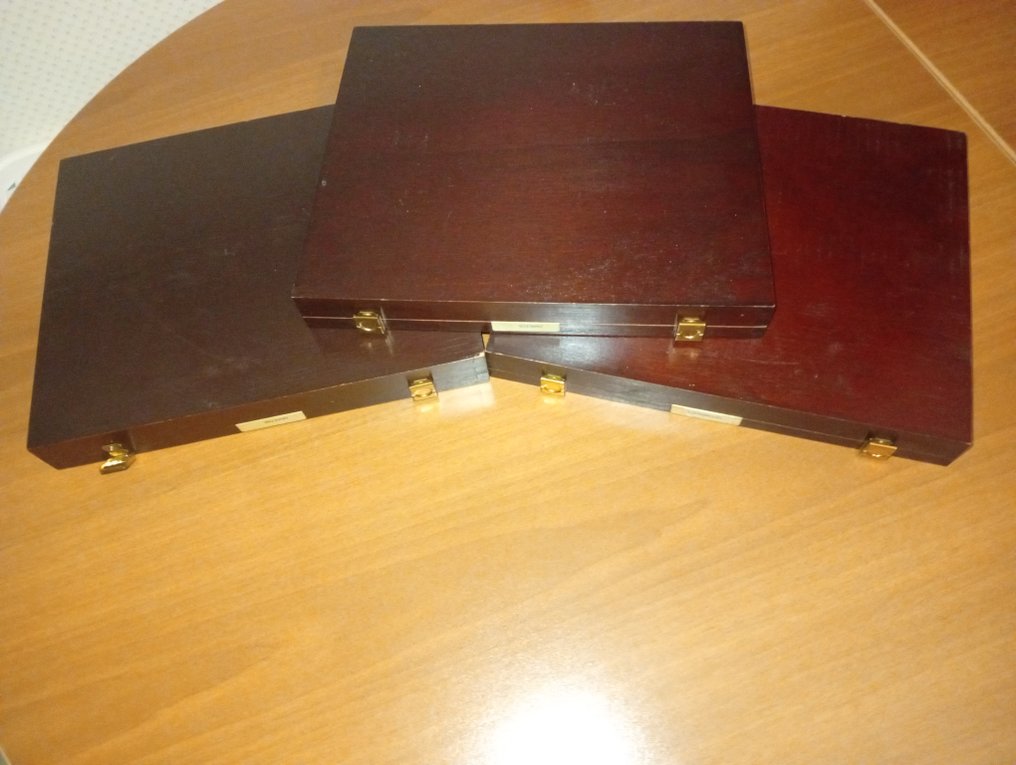 Tilbehør. Lotto 3 Cassette in legno  (Ingen mindstepris) #1.0