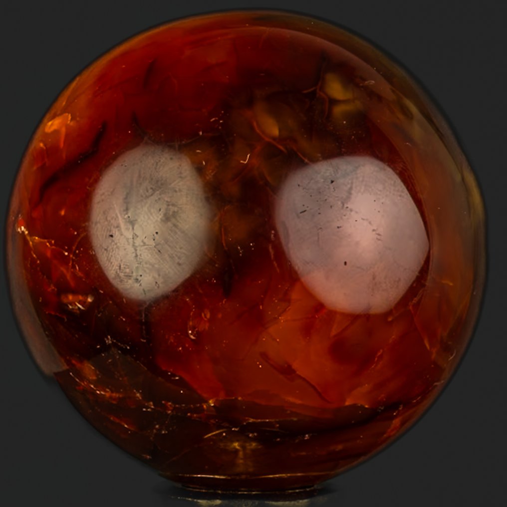 优质红玉髓球体 水晶 - 高度: 8 cm - 宽度: 8 cm- 676 g #2.1