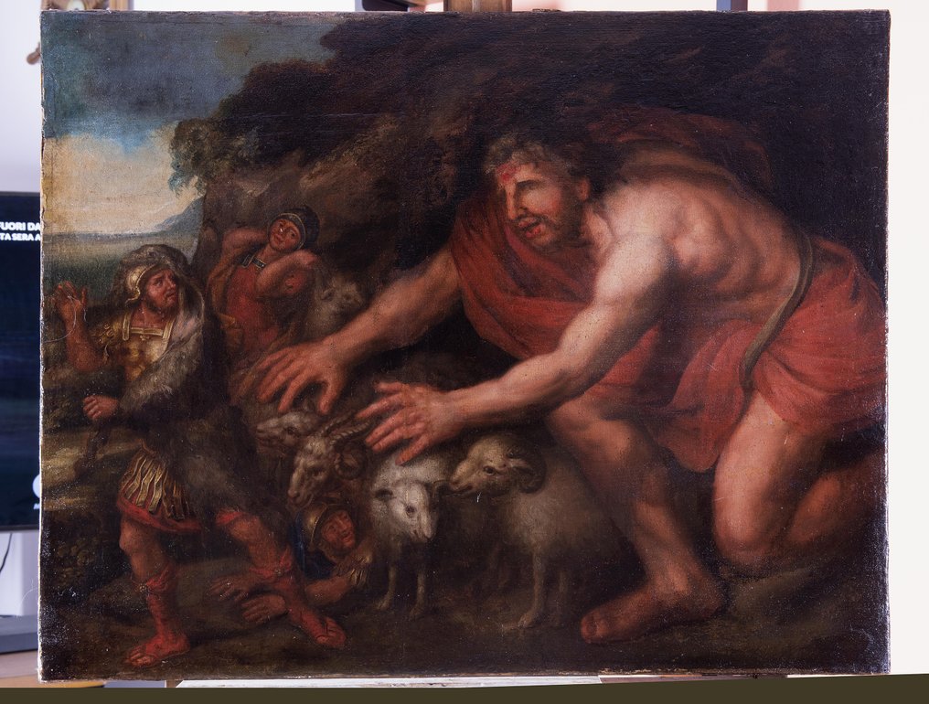 Theoodor van Thulden (1606-1669 ) - Ulisse e Polifemo nella grotta #2.1