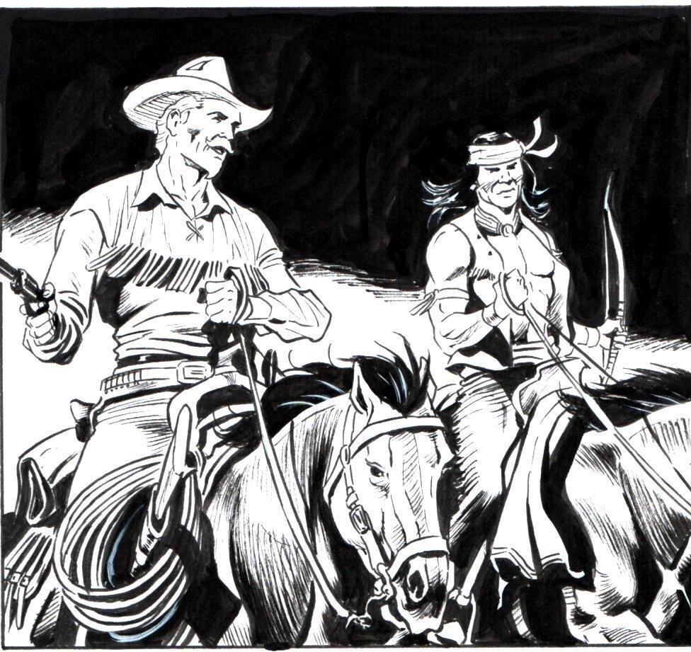 Piccinelli, Alessandro - 2 Original page - Tex Maxi #27 - "i tre fratelli Bill" - 2020 #2.1