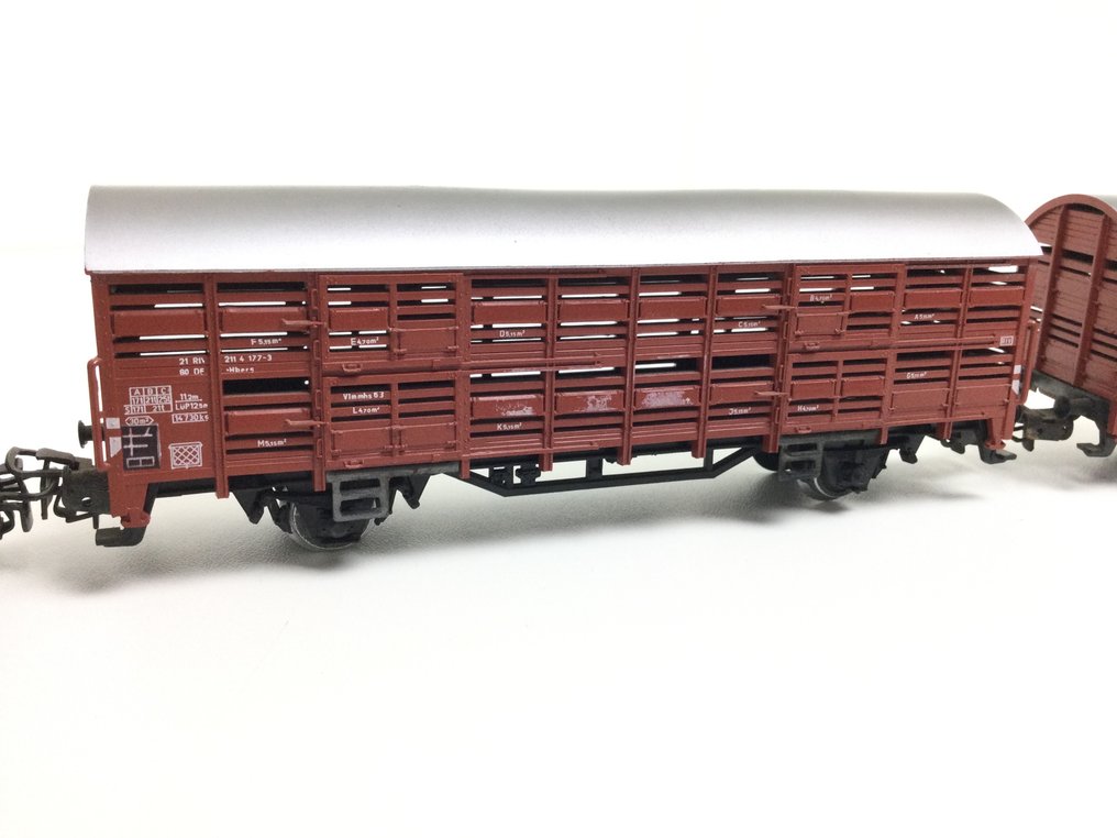 Märklin H0 - 4629/uit 29840 - Machetă tren transport marfă (6) - Șase vehicule de transport - DB #4.3