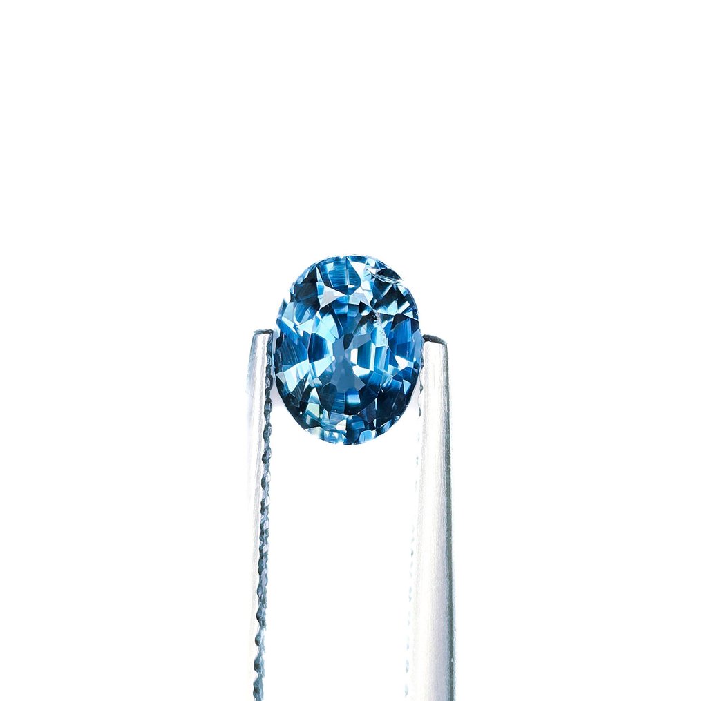 没有保留价 蓝色 蓝宝石  - 1.18 ct - 国际宝石研究院（IGI） - 未加热 #4.3