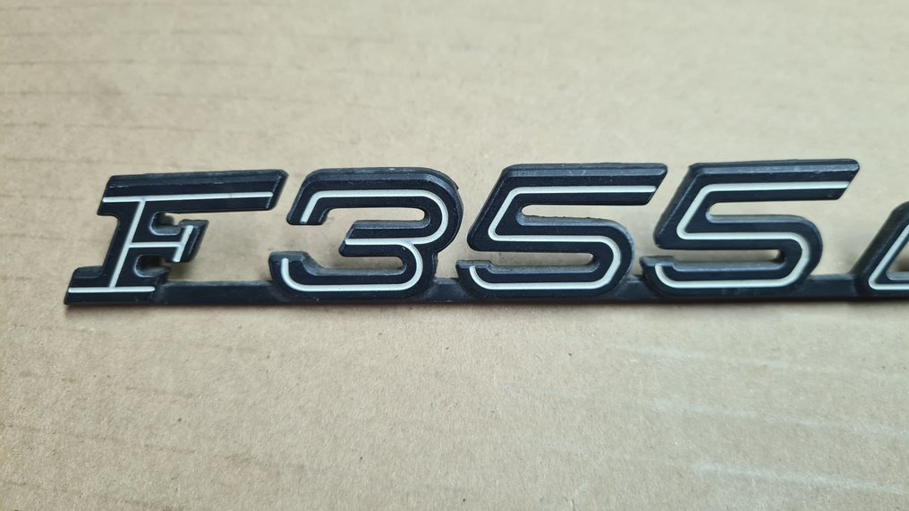 Emblem - Ferrari - FERRARI F355 GTS EMBLEM INITIALS SCRIPT MOTIF 64471400 #4.3