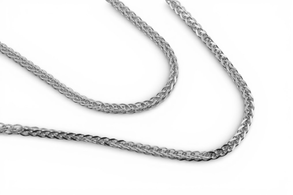 Lanț - 18 ct. Aur alb #2.1