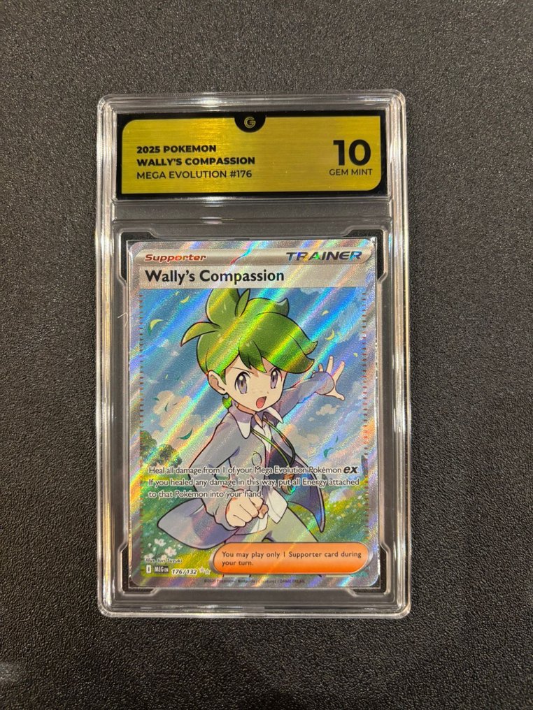 Pokémon - 1 Graded card - Wally 176/172 Mega Evolutions Πλήρης τέχνη - GG 10 #1.0