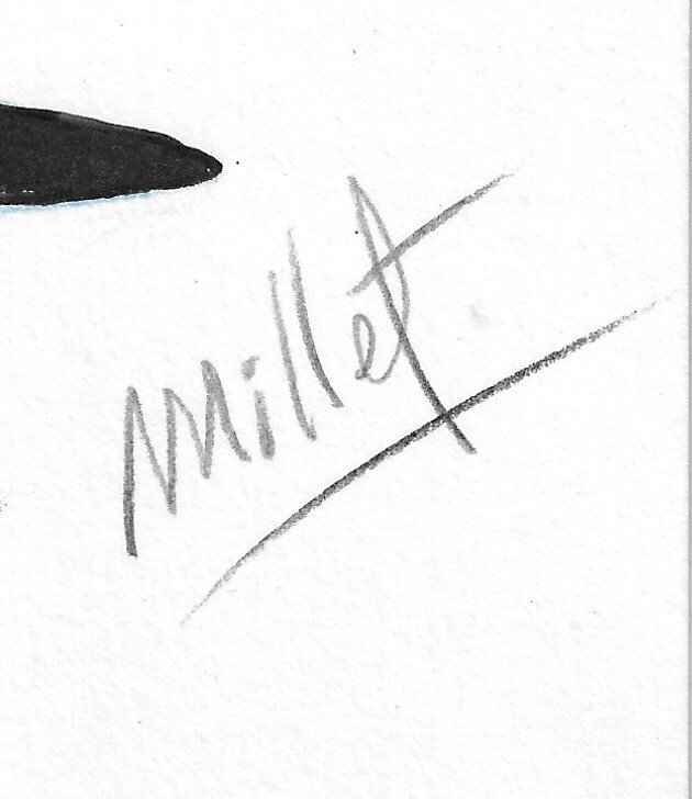 Millet - 1 Watercolour - Mickey Mouse - Vintage Style - 2025 #4.3