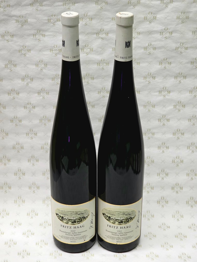 2007 Fritz Haag, Brauneberger Juffer Sonnenuhr, signed by Winemaker - 摩澤爾 Spätlese - 2 馬格南瓶 (1.5L) #1.0