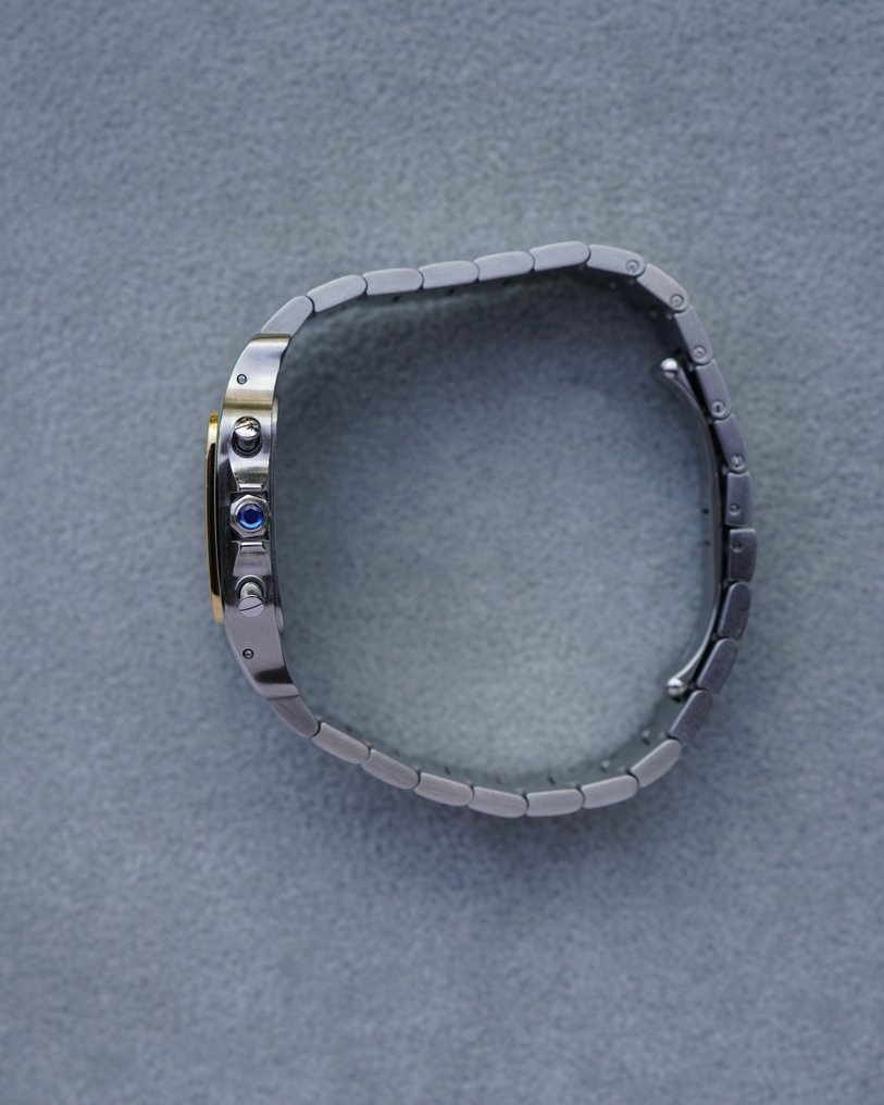 Cartier - Santos Galbée Chronograph - 2425 - Herre - 1990-1999  #1.0