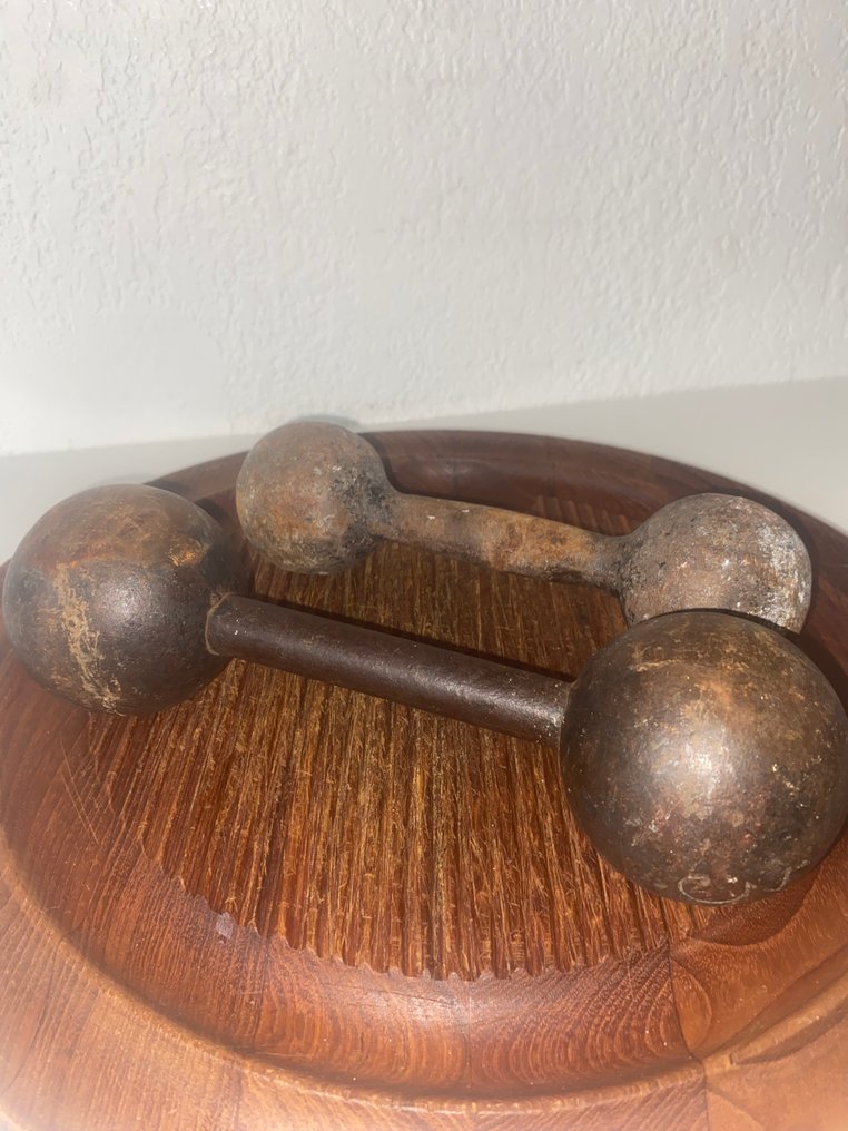 Haltères en fonte de fer - 1900  #1.0