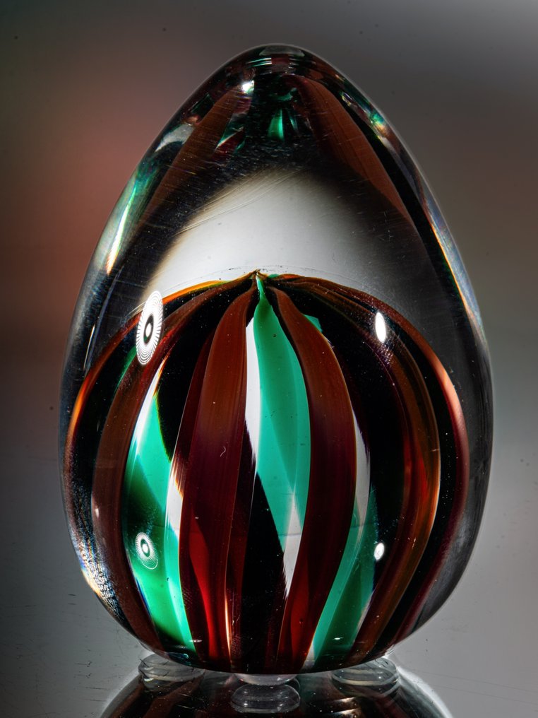 Murano - 紙鎮 - "A Canne" - Höhe 8,7 cm - 玻璃 #1.0