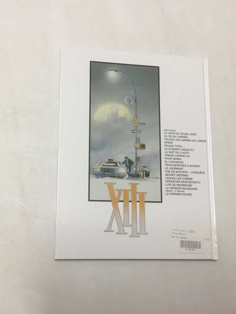 Giraud - XIII T18 + dédicace tampon + double signature - B + C - 2 Album - Rajoitettu erä - 2007/2015 #3.2