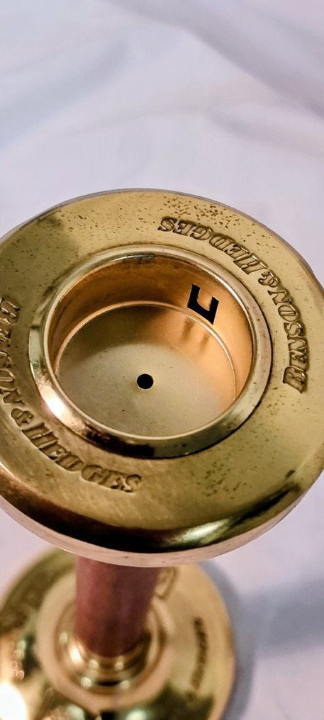 Benson & Hedges - Tischfeuerzeug - Messing, Holz #4.3