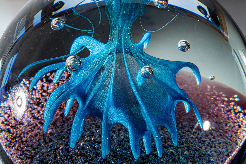 Caithness Glass - Colin Terris - Brevpresser - "Nomad" (Ltd. Edition 1979, Magnum Size) - Ø 8,6 cm - Glas #2.1