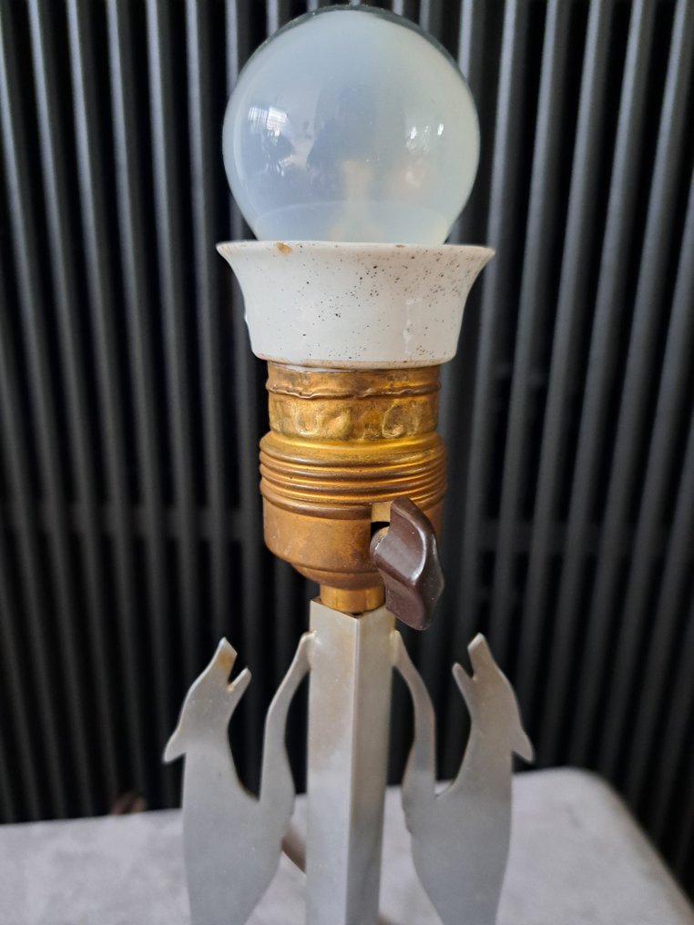 Art Deco tafellamp - 台灯 - 铝 #4.3