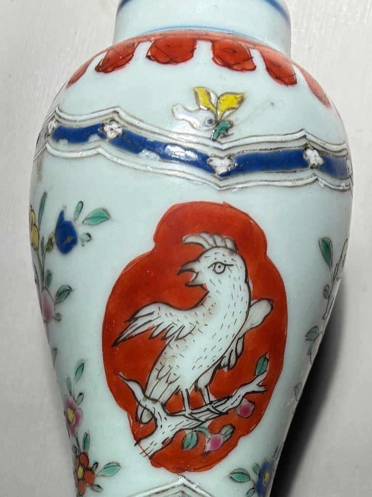 一只带有鸟类装饰的小花瓶 - Cornelis Pronk（不设底价出售） - 瓷器 - 中國 - 清雍正（1723-1735） #2.1