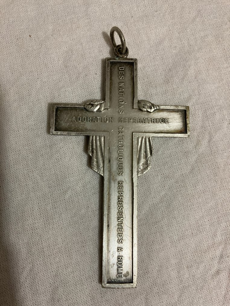  (十字架状)耶稣受难像 (3) - 镀银 - 20世纪  #4.3