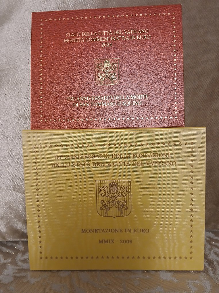 Βατικάνο. Year Set (BU) 2009/2024 (2 items)  (χωρίς τιμή ασφαλείας) #1.0