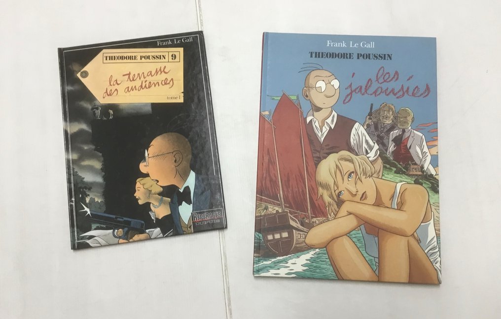 Théodore Poussin T9 + T12 + ex-libris + dédicace - 2x C - TL/Ré - 2 Album - 2000/2005 #4.3