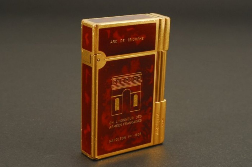 S.T. Dupont - Line 2 - 打火機 - 鍍金, 漆 #2.1