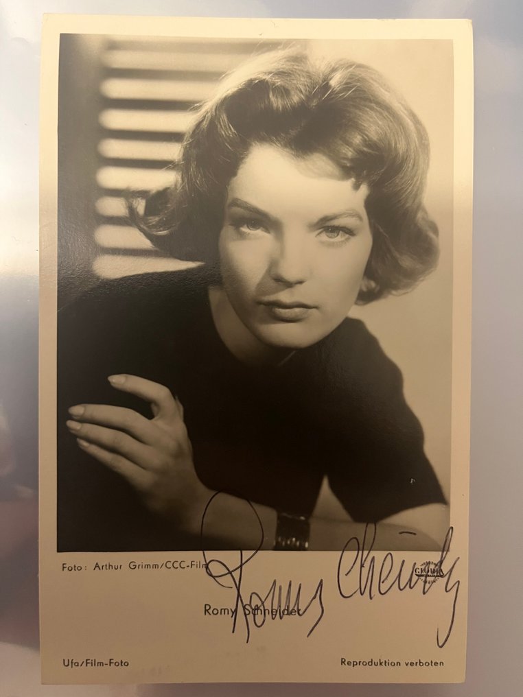 Photographie originale dédicacée – Romy Schneider #3.2