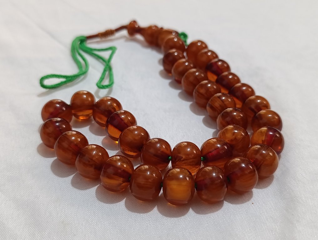  Chapelet - Ambre - 1970-1980 - Chapelet rare  #1.0