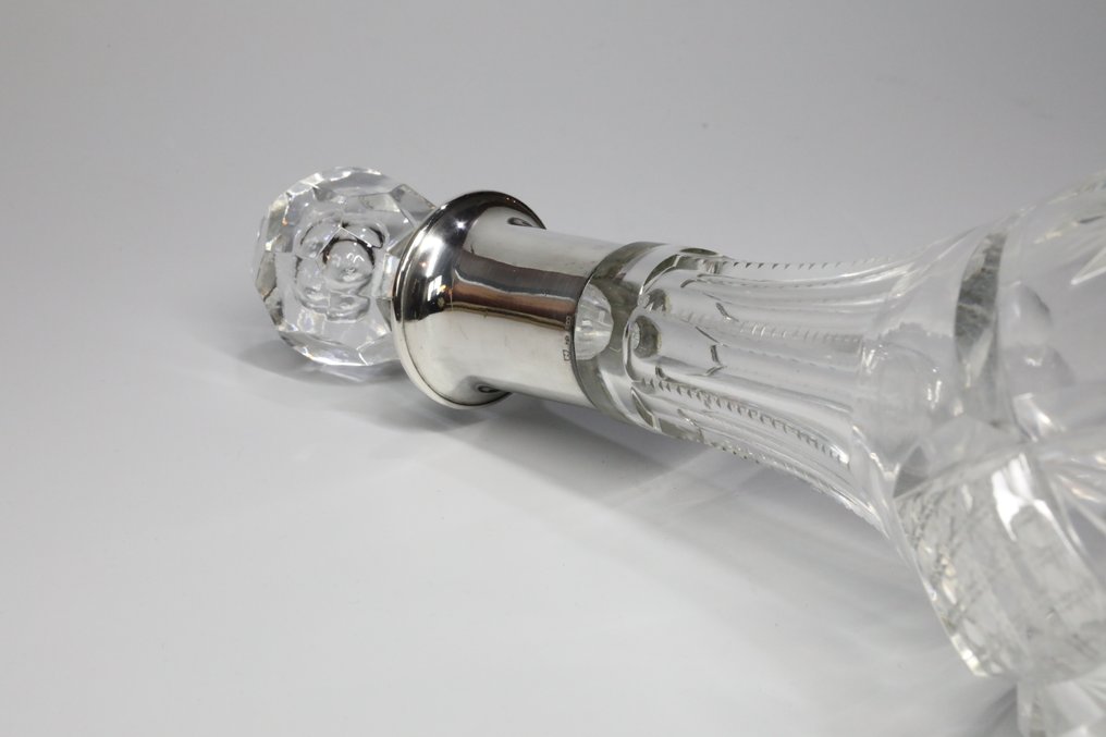 Carafe - .800 silver - Crystal decanter carafe #2.1