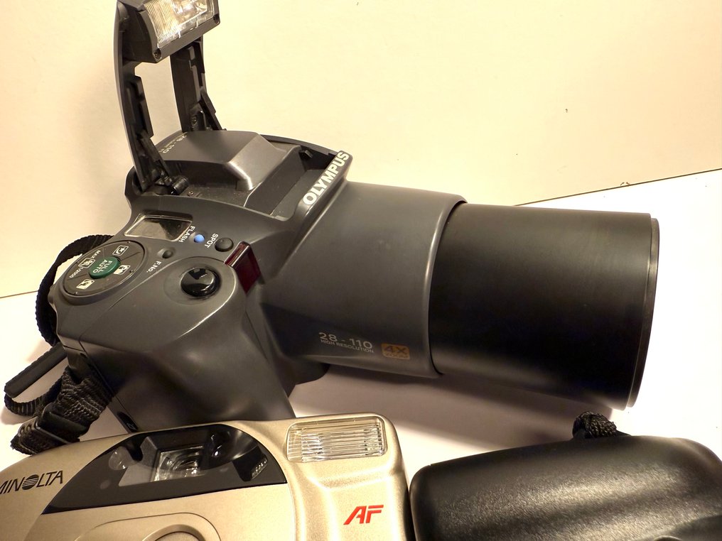 Olympus, Minolta, Konica, Fuji IS-10 35mm / AF25 / DL-95 Super / Pop EFP-8 | Analogt kamera #2.1