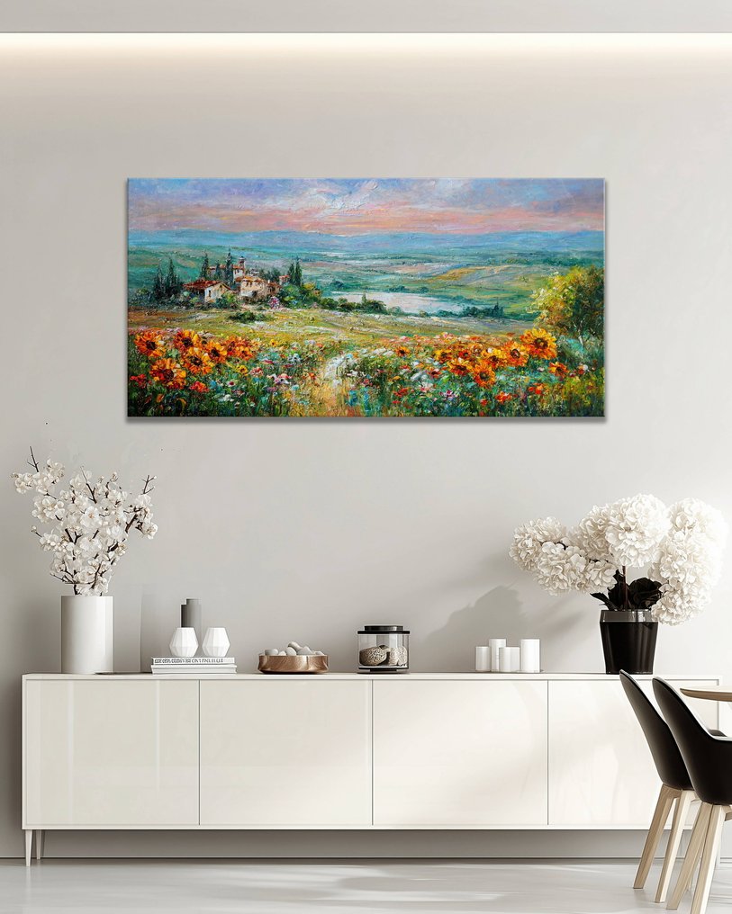 StefanoArt - Tuscan Sunflower Field #1.0