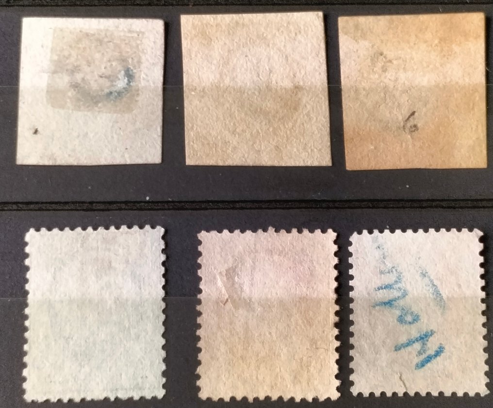 荷蘭 1852/1913 - 荷兰威廉三世的首次两次发行及独立百年纪念 - Nvph 1 - 6 + 90/100 #3.2