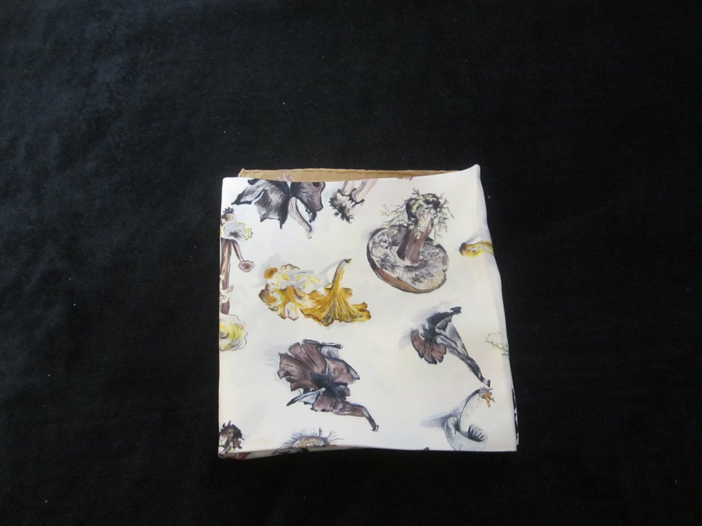 Hermès - CHAMPIGNONS DE GAVARNI 1960 SOIE - Fular #1.0