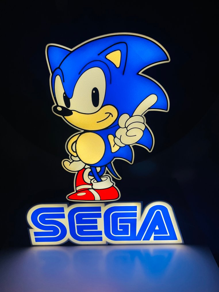 定制照明装饰标志——复古电子游戏风格角色——意大利制造 - Cr3ativid - 燈箱 - 塑料 #1.0