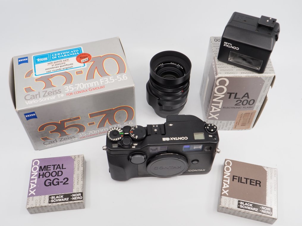Contax G2 Black kit Millemium + 35-70mm + 90mm + TLA200 | Αναλογική φωτογραφική μηχανή #1.0