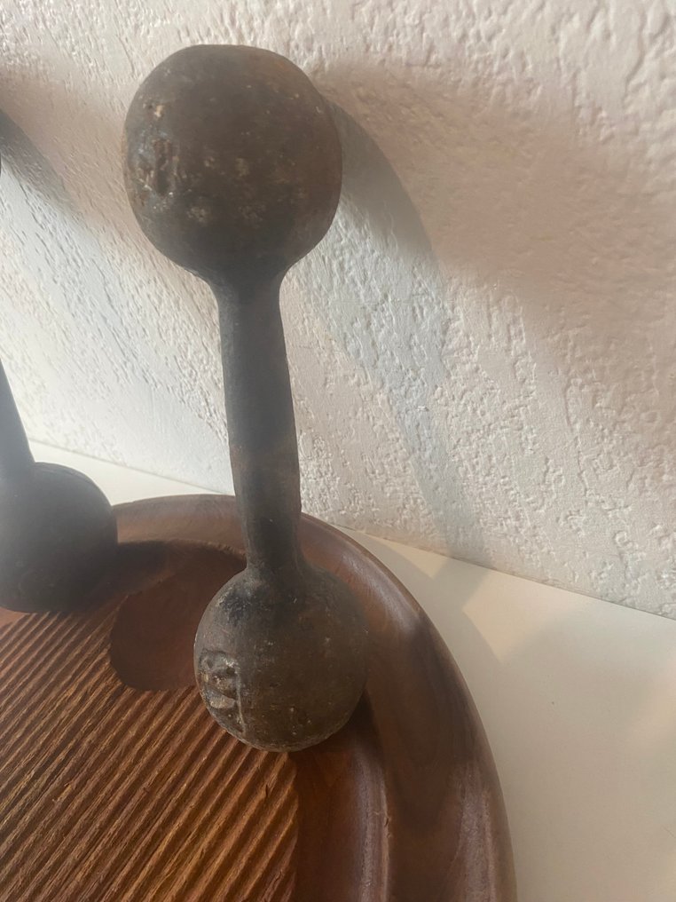 Haltères en fonte de fer - 1900  #3.2