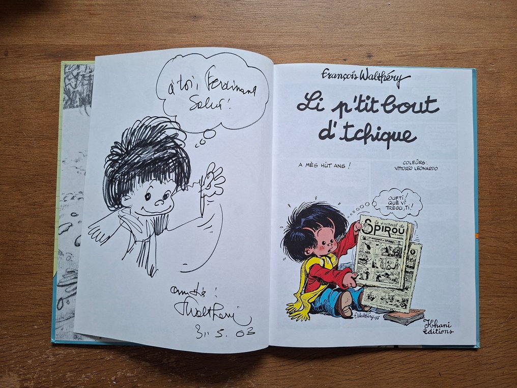 Li p'tit bout d'tchique + ex-libris + dédicace - C - 1 Album - Prima edizione - 1989 #1.0