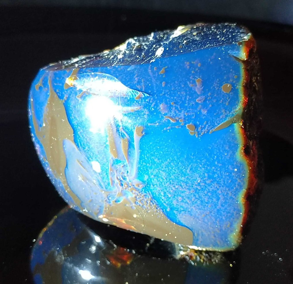 Blue Amber-High Quality AAA 410 cts- 82 g #2.1