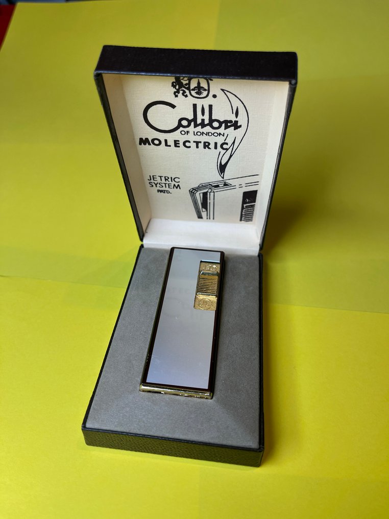 colibri of London - Molectric - χωρίς τιμή ασφαλείας - Αναπτήρας τσέπης - Αλουμίνιο, Επιχρύσωση #1.0