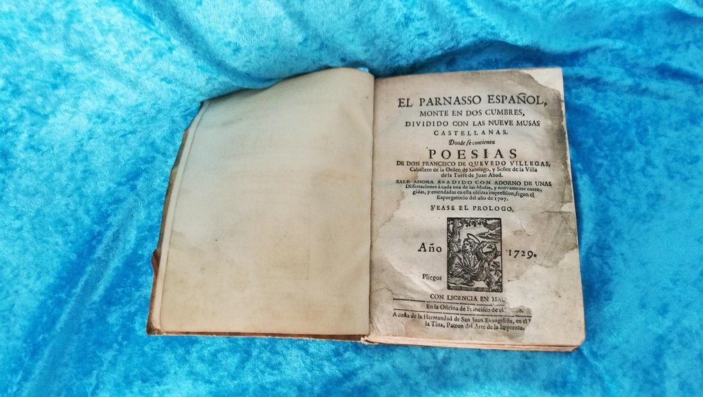 Don Francisco de Quevedo Villegas - El Parnasso Español - 1729 #1.0