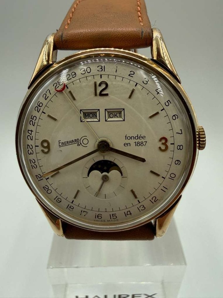 Eberhard & Co. - Edition Antiquité (1887-1987) - χωρίς τιμή ασφαλείας - 36016 - Άνδρες - 1987 #1.0