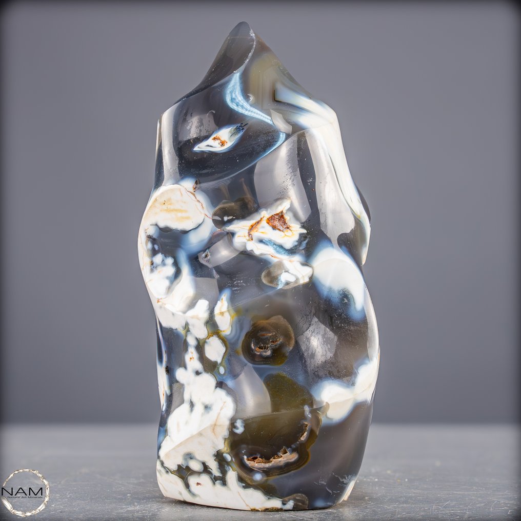 Μοναδική Orca Achat Φλόγα Δυναμικό, Μυστικό και Φυσικό- 939.08 g #4.3