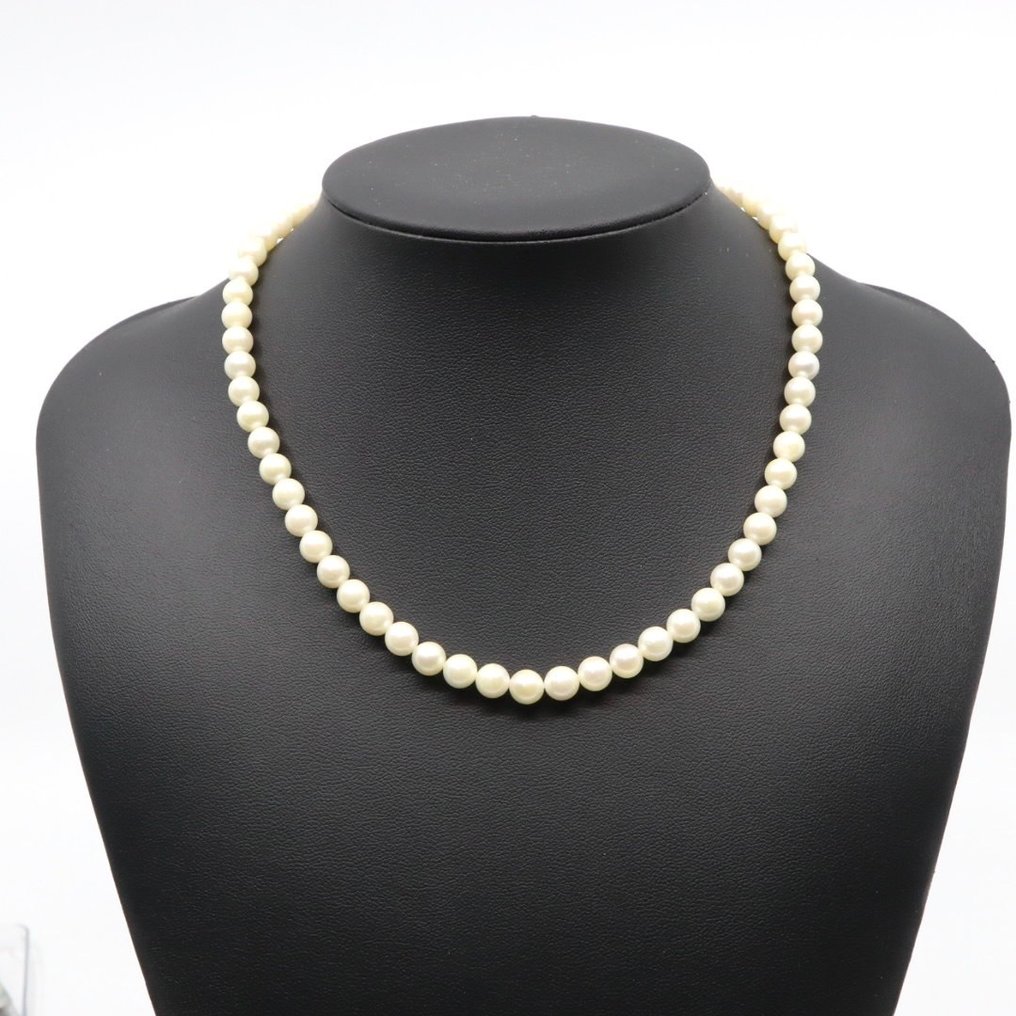 Utan reservationspris - Halsband Silver Pärla #1.0