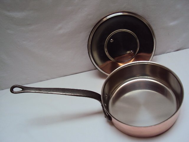 Fabrication Française sauteuse avec son couvercle - Κατσαρολάκι (2) - Χαλκός, Σίδερο, Κασσίτερος #1.0