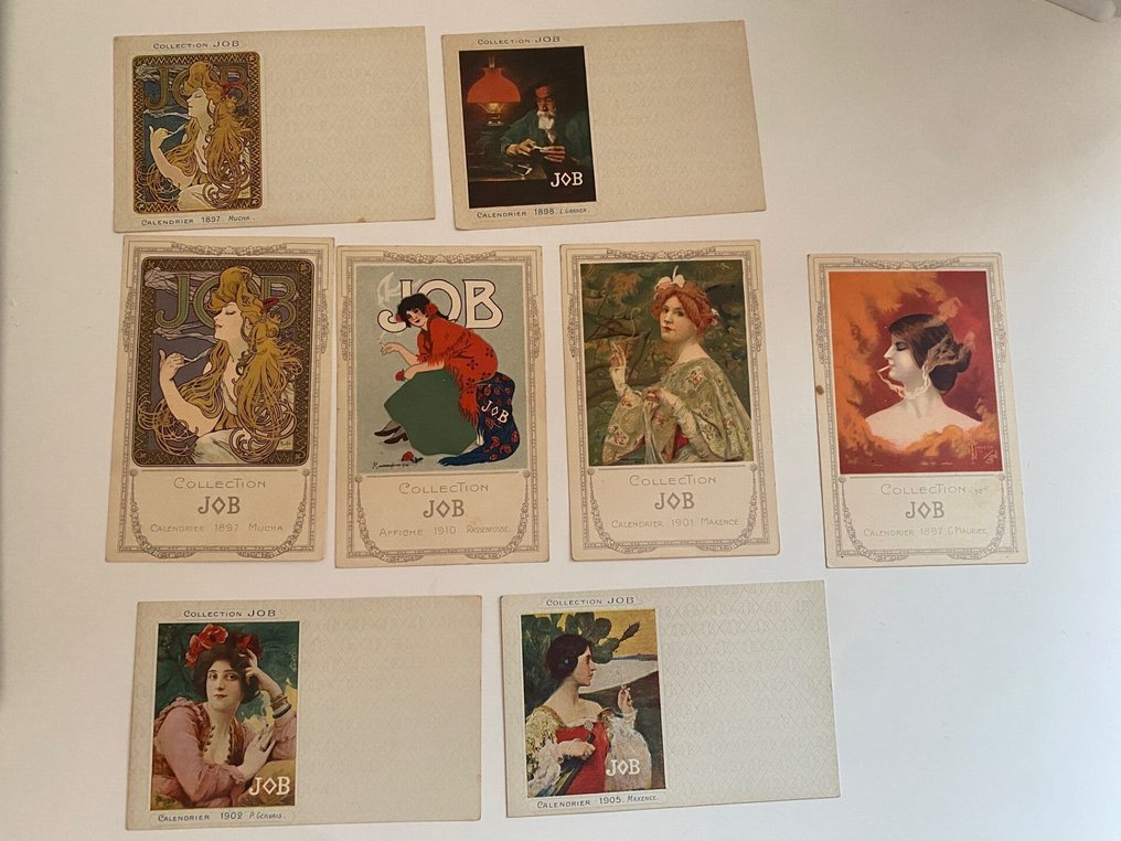 Γαλλία - Διαφήμιση, Ευρώπη, Γυναίκες - Αλφόνς Μούχα και άλλοι καλλιτέχνες - Συλλογή JOB - Καρτ-ποστάλ (9) - 1897-1905 #1.0