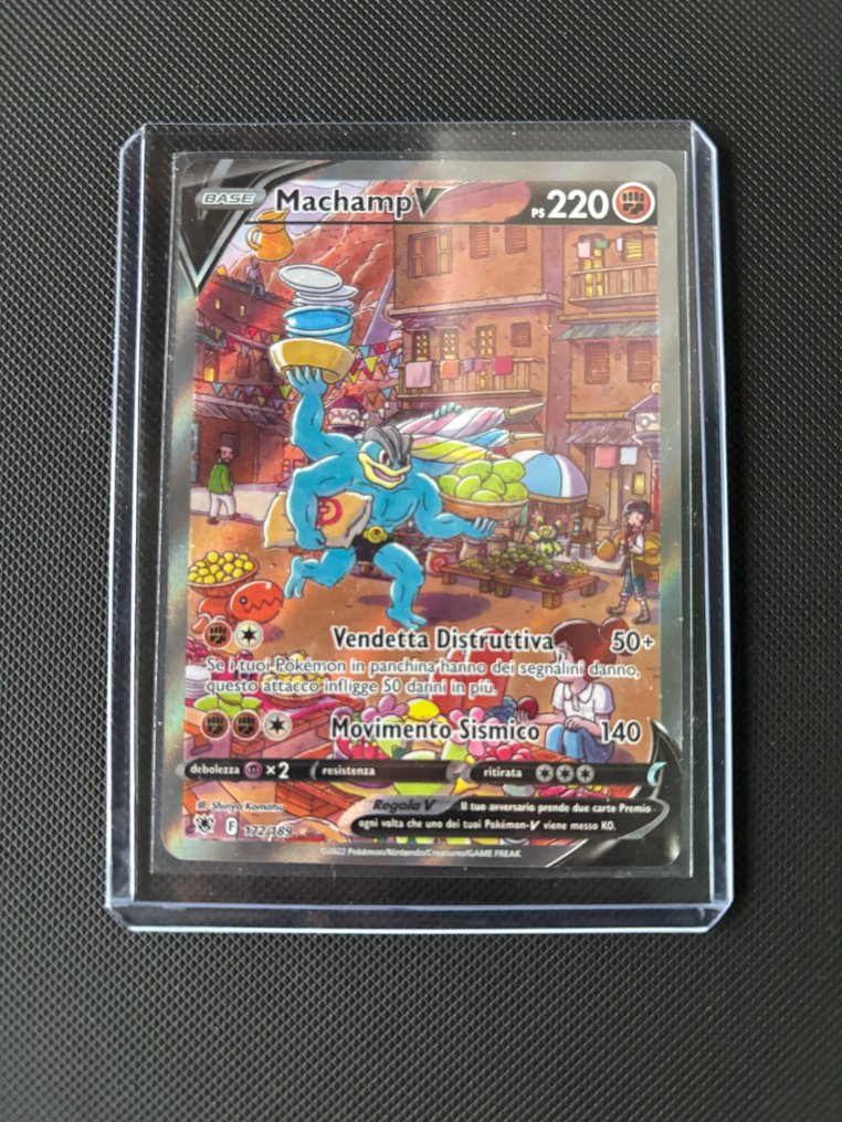 Pokémon Card - MACHAMP V - Sword & Shield #1.0